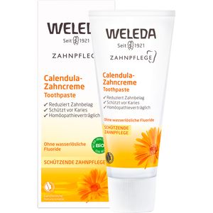 Weleda Calendula-Zahncreme - mit mineralischem Putzkörper reinigt die Zähne sanft & gründlich thumbnail