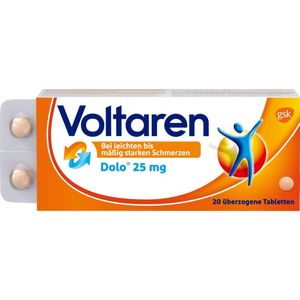 Voltaren Dolo 25 mg Tabletten mit Diclofenac thumbnail