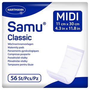 Samu Classic Midi Wöchnerinnen-Vorlagen Wochenbettbinden Einlagen für die Zeit nach der Geburt thumbnail