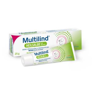 Multilind® Heilsalbe bei wunder und entzündeter Haut mit Zinkoxid und Nystatin - Jetzt 15% mit dem Code stada15 sparen* thumbnail