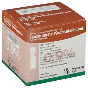 Isotonische Kochsalzlösung 0,9% Plastikampulle thumbnail