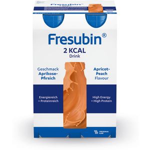 Fresubin 2 kcal Trinknahrung Aprikose-Pfirsich | Aufbaukost & Nahrung mit Vitamin D für mehr Energie thumbnail