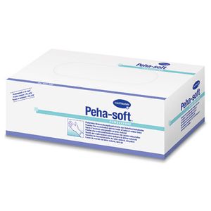 Peha-soft® powderfree aus Latex Untersuchungshandschuhe Gr. L 8 - 9 thumbnail