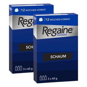 Regaine Männer Schaum mit Minoxidil bei erblich bedingtem Haarausfall thumbnail