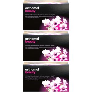 Orthomol Beauty für Frauen - für Haut, Haare und Nägel, mit Hyaluronsäure, Kollagen und Coenzym Q10 - Nachfüllpackung mit Trinkampullen thumbnail