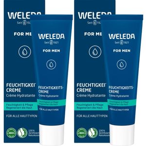 Weleda Feuchtigkeitscreme for Men - hautberuhigende, leichte Pflege erfrischt und zieht sofort ein thumbnail