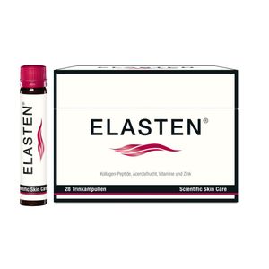 ELASTEN® Kollagen Trinkampullen für schöne Haut – das studiengeprüfte Original, mit Acerola, Vitamin C, Zink, Biotin thumbnail