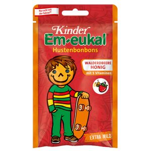 Kinder® Em-eukal Walderdbeere-Hustenbonbons mit Honig und 5 Vitaminen thumbnail