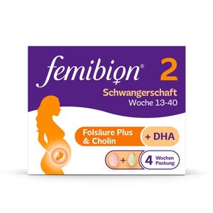 Femibion® 2 Schwangerschaft Nahrungsergänzung, SSW 13-40, Folsäure thumbnail