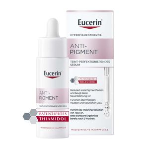 Eucerin® Anti-Pigment Serum mit Thiamidol® und Hyaluronsäure, Teint perfektionierend gegen Pigmentflecken + Sondergröße unserer perfektionierenden Anti-Pigment Körpercreme 20ml GRATIS thumbnail