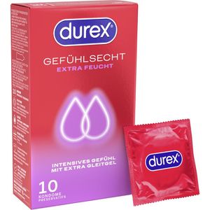 Durex Gefühlsecht Extra Feucht Kondome thumbnail