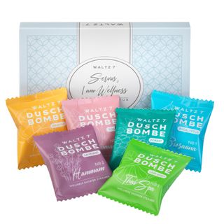 WALTZ 7 Duschwellness-Probierset mit 6 Duschbomben