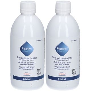 Plaqtiv+ Trinkwasserzusatz für Katzen und Hunde