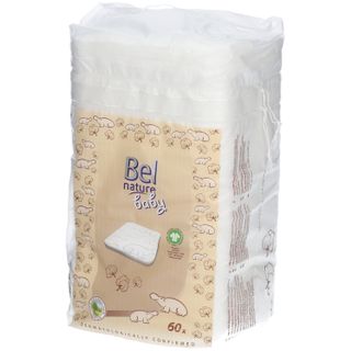 BEL Nature Baby Quadrate aus Bio-Baumwolle 9 x 11 cm
