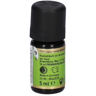 Primavera Bio ätherisches Öl Thymian Türkisch – 5 Ml Für Aromatherapie, Hautpflege & Raumbeduftung