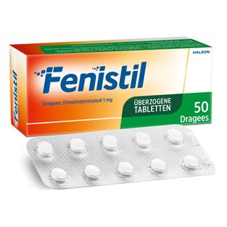Fenistil Dragees, Dimetindenmaleat 1 mg/Tablette, Antiallergikum