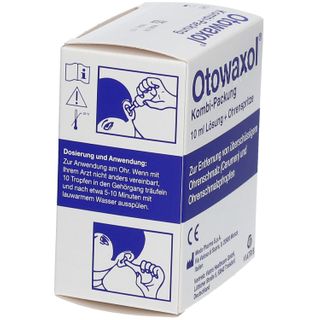 Otowaxol Kombi-Packung - Ohrenschmalzentferner zur sanften Ohrenreinigung, inkl. Ohrenspritze 10 ...