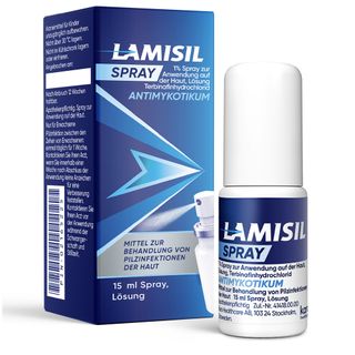 Lamisil Spray | Spray zur Behandlung von Fußpilz | Lindert Juckreiz, Rötungen | Verhindert das Wiederauftreten von Fußpilz | Antimykotisches Spray