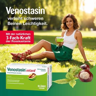 Venostasin® retard 50 mg Hartkapseln – Verleiht schweren Beinen Leichtigkeit