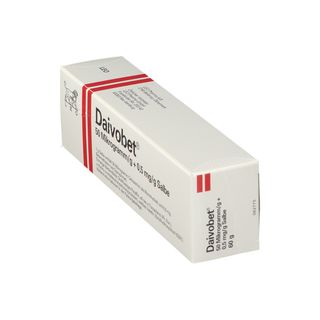 Daivobet® 50 Mikrogramm/g + 0,5 mg/g Salbe 60 g mit dem E-Rezept kaufen ...