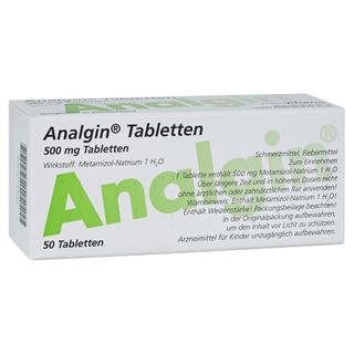 Analgin® 50 St mit dem E-Rezept kaufen – Shop Apotheke