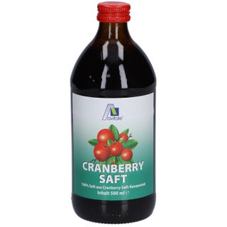 Avitale Cranberrysaft-Fruchtig-herb, purer Fruchtgenuss aus Cranberrys