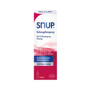 SNUP® Schnupfenspray - Nasenspray mit Meerwasser und Xylometazolin