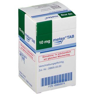 metex® 10 mg 24 St mit dem E-Rezept kaufen - Shop Apotheke