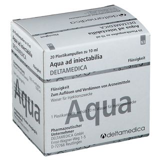 AQUA AD iniectabilia Plastik 20x10 ml - Shop Apotheke