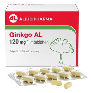 Ginkgo AL 120 mg Filmtabletten bei altersbedingten Gedächtniseinbußen mit leichter Demenz