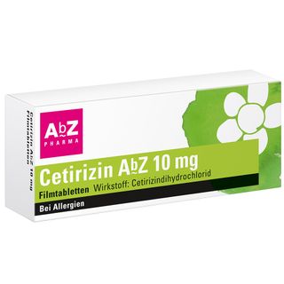 Cetirizin AbZ 10 mg Filmtabletten bei Allergien und Heuschnupfen