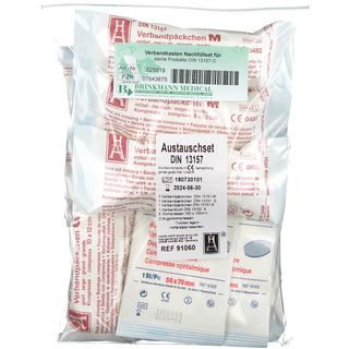 Erste Hilfe Austauschset für sterile Produkte zur Wundversorgung für Auto- Verbandskasten nach DIN 13164 kaufen