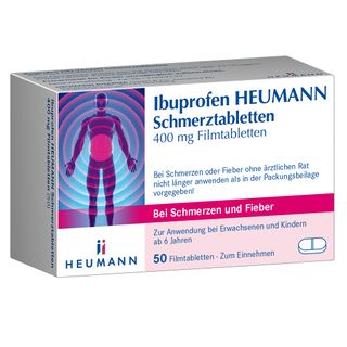 Ibuprofen HEUMANN Schmerztabletten 400 mg Filmtabletten