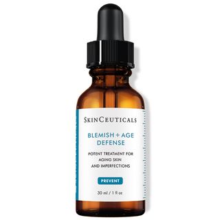 SkinCeuticals BLEMISH + AGE DEFENSE, Serum für unreine und zu Akne neigende Haut mit Anti-Age-Effekt + Probenduo C E Ferulic 4ml+ P-Tiox Serum 4 ml GRATIS