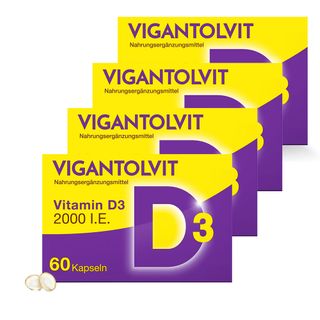Vitamin D3 2000 I.E. VIGANTOLVIT Weichkapseln - für ein aktives Leben²