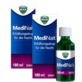 WICK MediNait Erkältungssirup für die Nacht - Jetzt 20% mit dem Code wick20 sparen*