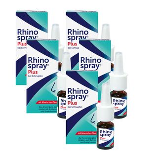 Rhinospray Plus 5x 10ml | befreit die Nase, lindert Schwellungen und erfrischt sanft