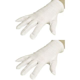 Zwirnhandschuhe aus Baumwolle für Kinder Gr. 3