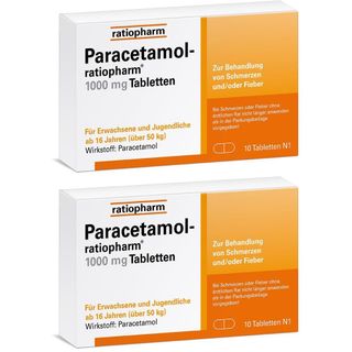 Paracetamol-ratiopharm® 1000 mg Tabletten: Hoch dosiert bei Schmerzen und Fieber