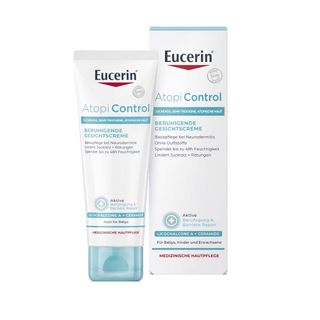 Eucerin® AtopiControl Beruhigende Gesichtscreme – Feuchtigkeitsspendende Pflege für trockene Gesichtshaut - Jetzt 20% sparen mit Code "eucerin20"