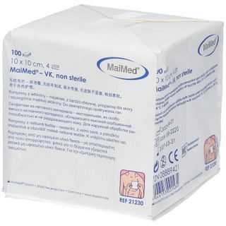 MaiMed® Vlieskompressen 10 x 10 cm unsteril