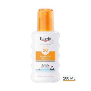 Eucerin® Sensitive Protect Kids Sun Spray LSF 50+ – sehr hoher Sonnenschutz für Kinder - Jetzt 20% sparen mit Code "sun20"* + Eucerin® Oil Control Face Sun Gel-Creme LSF 50+ 20ml GRATIS