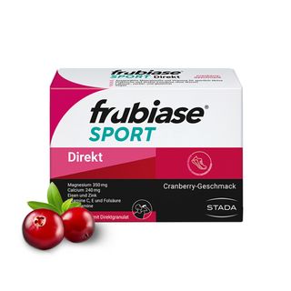 frubiase® SPORT DIREKT - Mit hochdosierten Mineralstoffen, Vitaminen und Spurenelementen - Nährstoffversorgung beim Sport, Magnesium, Calcium