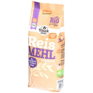 Bauckhof demeter Reismehl Vollkorn, glutenfrei 500 g