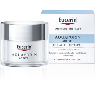 Eucerin® AquaPorin Active LSF 25+ UVA-Schutz – Intensive Feuchtigkeitsversorgung mit speziellem Lichtschutzfilter
