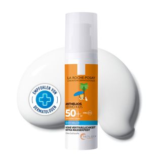 La Roche Posay Anthelios Dermo-Kids Baby Milch LSF 50+ Sonnencreme für Babys + Hyalu B5 Serum 10ml GRATIS