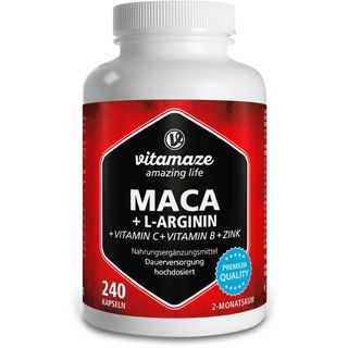 Vitamaze MACA 4:1 HOCHDOSIERT + L-Arginin