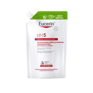 Eucerin® pH5 Waschlotion für Körper, Gesicht und Hände  – bietet empfindlicher und trockener Haut eine milde Reinigung & bewahrt die Schutzfunktion der Haut