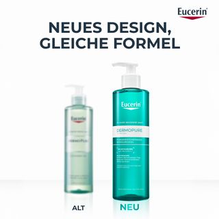 Eucerin® DermoPure Reinigungsgel – Gegen Pickel und unreine Haut – Effektive und gleichzeitig sanfte Reinigung