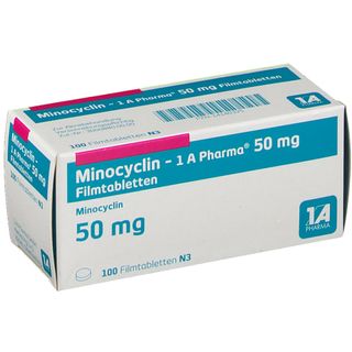 Minocyclin - 1 A Pharma® 50 mg 100 St mit dem E-Rezept kaufen - SHOP ...